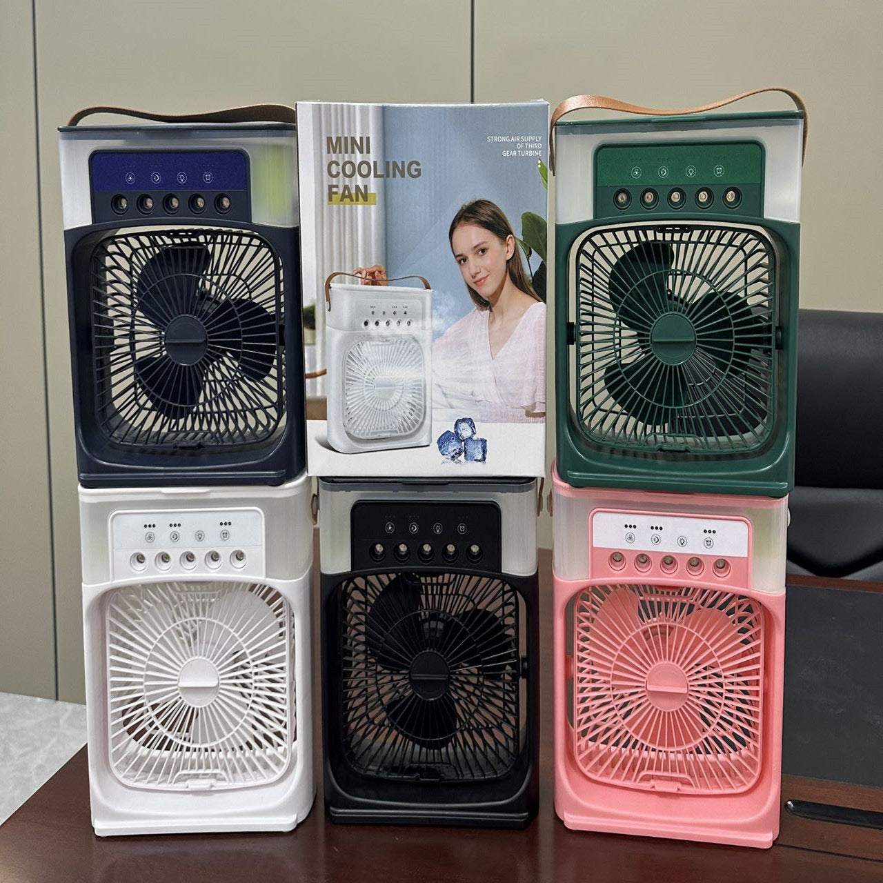 Portable 3-in-1 Air Cooler Fan – Mini AC for Room, Office & Car | Fast Cooling + Humidifier | Ships from USA ???? | TikTok & Amazon Hot Seller!