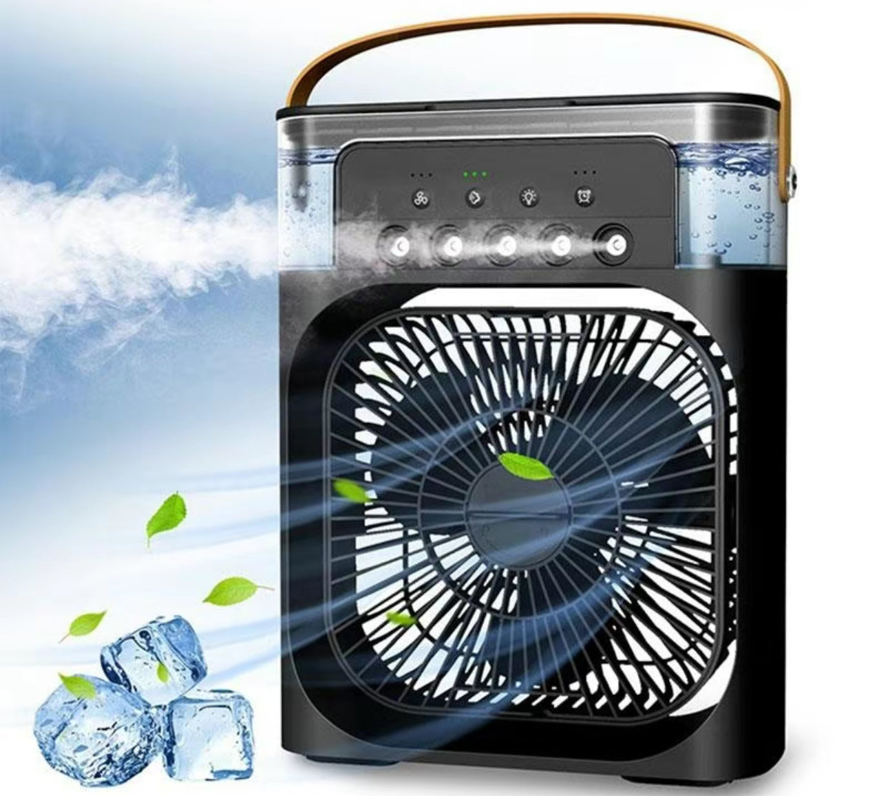 Portable 3-in-1 Air Cooler Fan – Mini AC for Room, Office & Car | Fast Cooling + Humidifier | Ships from USA ???? | TikTok & Amazon Hot Seller!